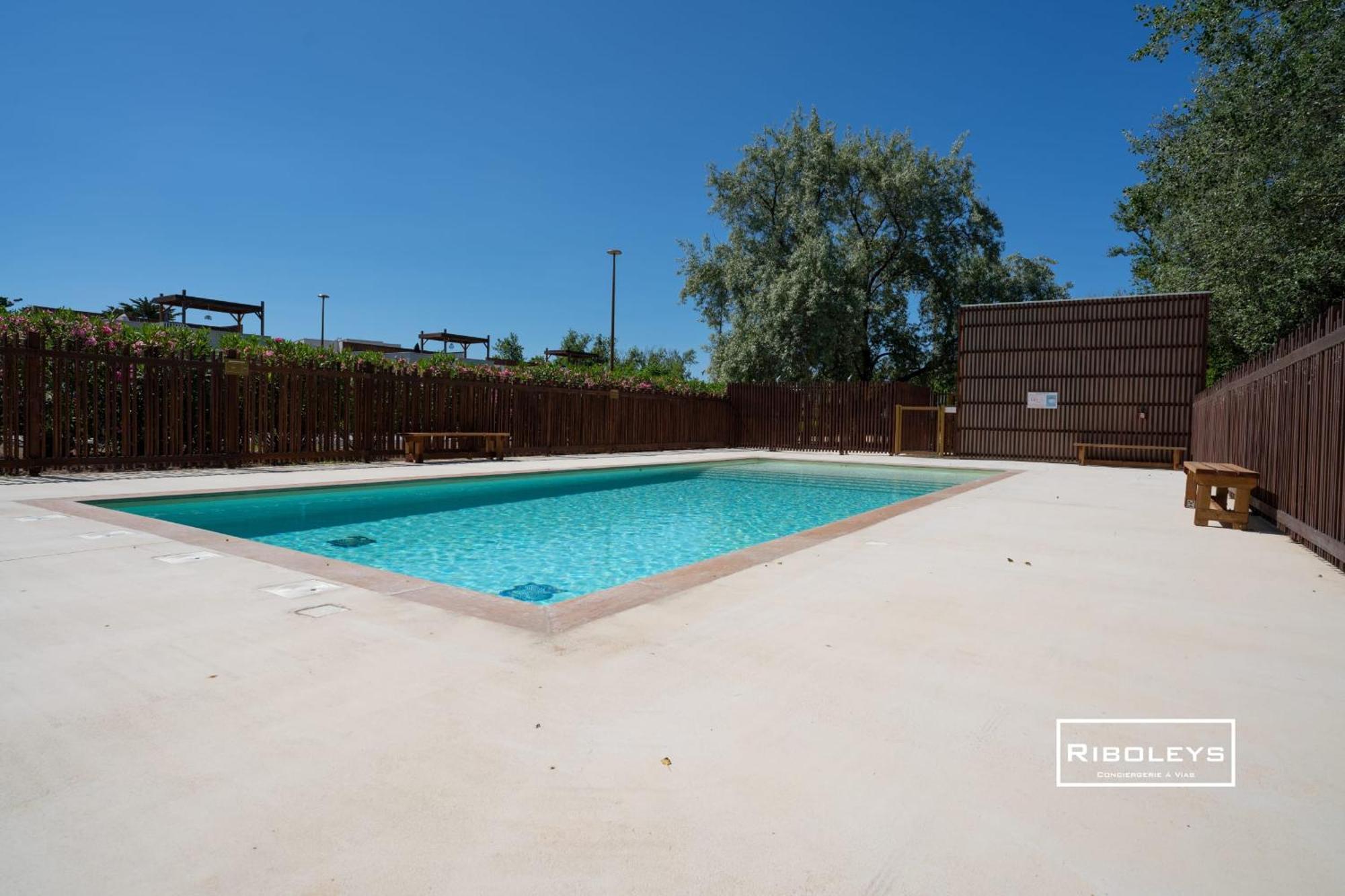 Marina Lodge - Superbe T3 à 400m de la plage de Farinette Vias Exterior foto